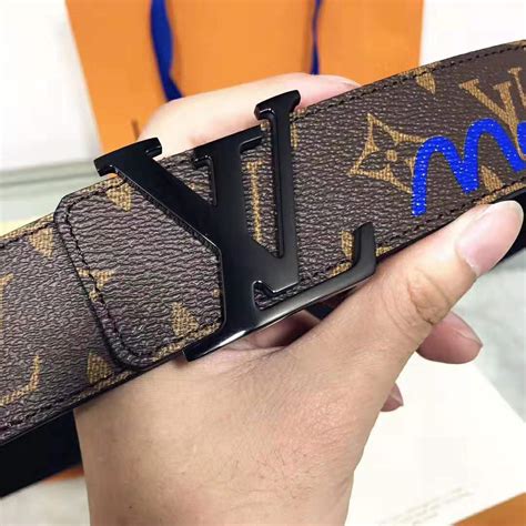 lv initiales 40mm bracelet|LV Initiales 40mm Belt .